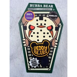 Deddy Bears Bubba Bear Halloween Series 2 Coffin 6in Plush Roblox Digital NEW